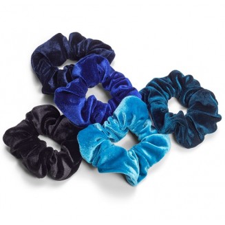 Zoe Ayla Velvet Scrunchies 5PZ