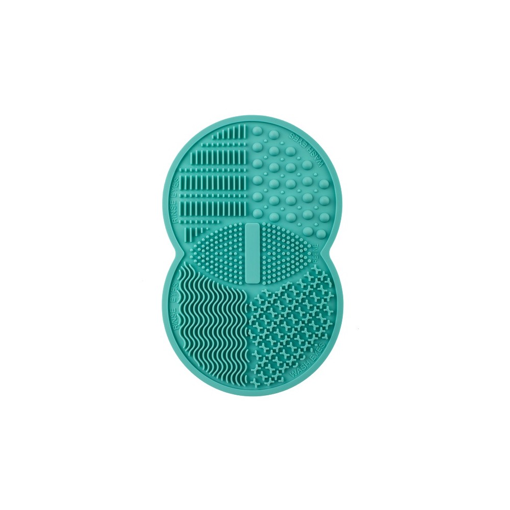 Zoe Ayla Professional Silicone Make-Up Brush Cleansing Rubber Pad - Light Blue 
