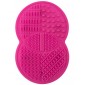 Zoe Ayla Professional Silicone Make-Up Brush Cleansing Rubber Pad - Pink