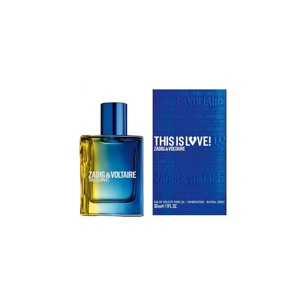 Zadig & Voltaire This Is Love! Pour Lui Eau De Toilette 30ML 
