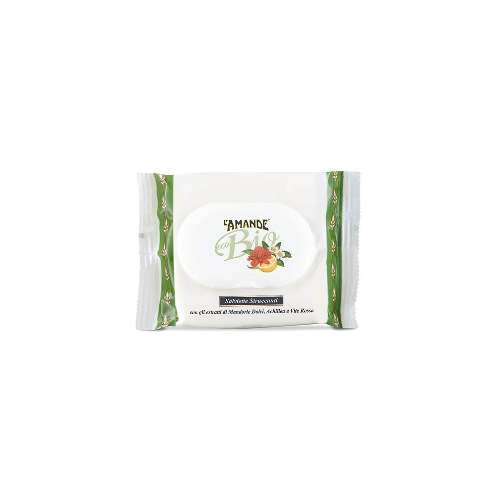 L'Amande Eco Bio Salviette Struccanti 25PZ 