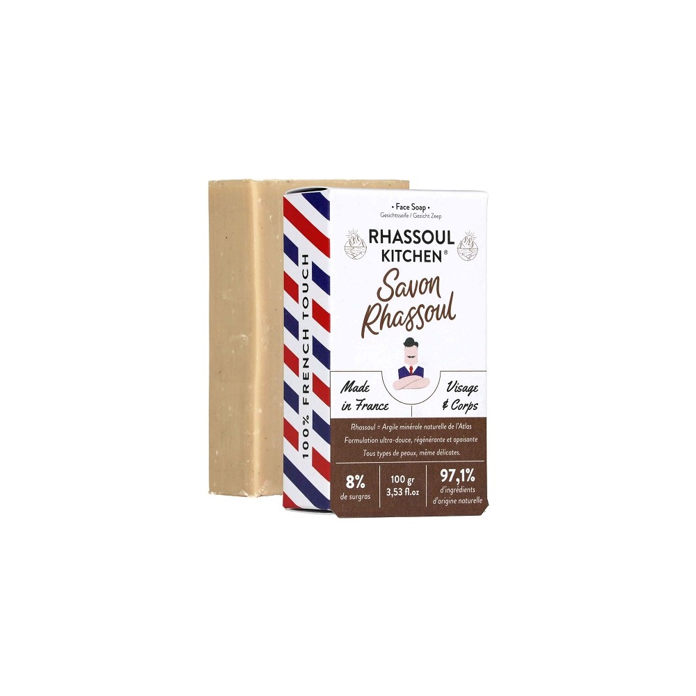 Monsieur Barbier Rhassoul Kitchen Face Soap 100GR 