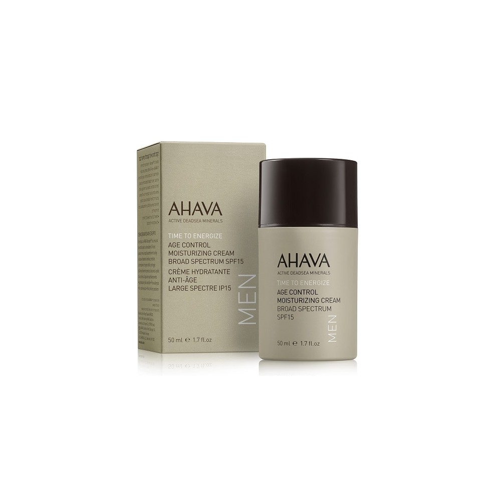Ahava Men Time To Energize Age Control Moisturizing Cream SPF15 50ML 