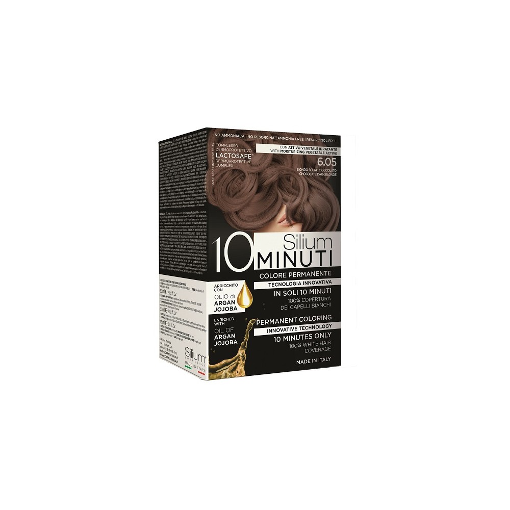 Silium 10 minuti Colorazione Permanente 6.05 Biondo Scuro Cioccolato 