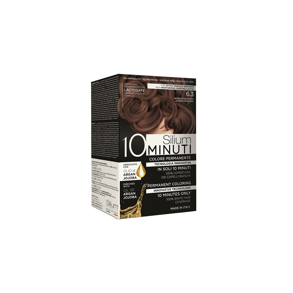 Silium 10 minuti Colorazione Permanente 6.3 Biondo Scuro Dorato 