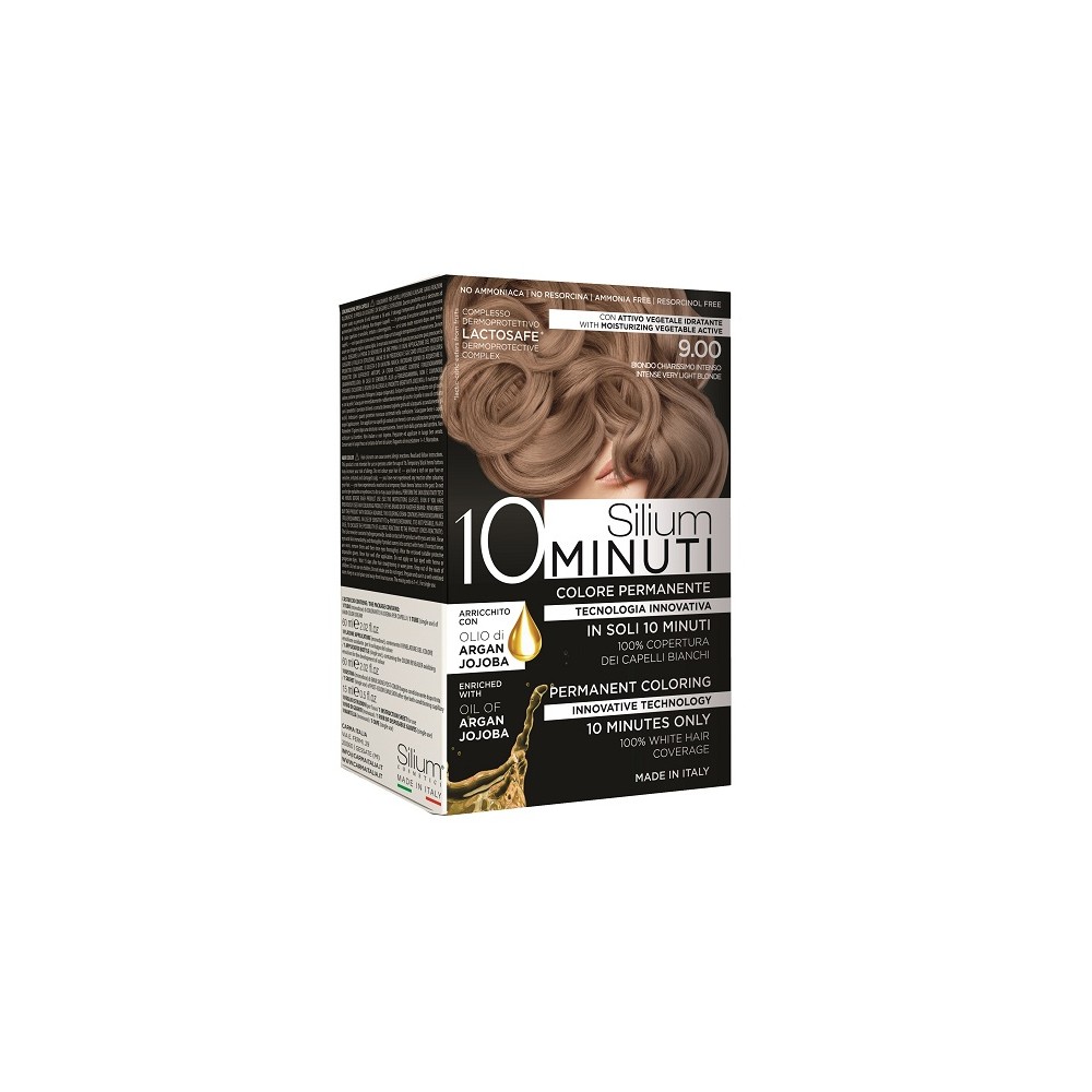 Silium 10 minuti Colorazione Permanente 9.00 Biondo Chiarissimo Intenso 