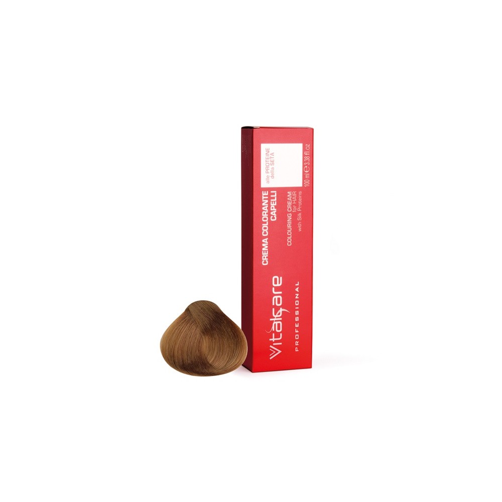 Vitalcare Crema Colorante Capelli 8.00 Biondo Chiaro 