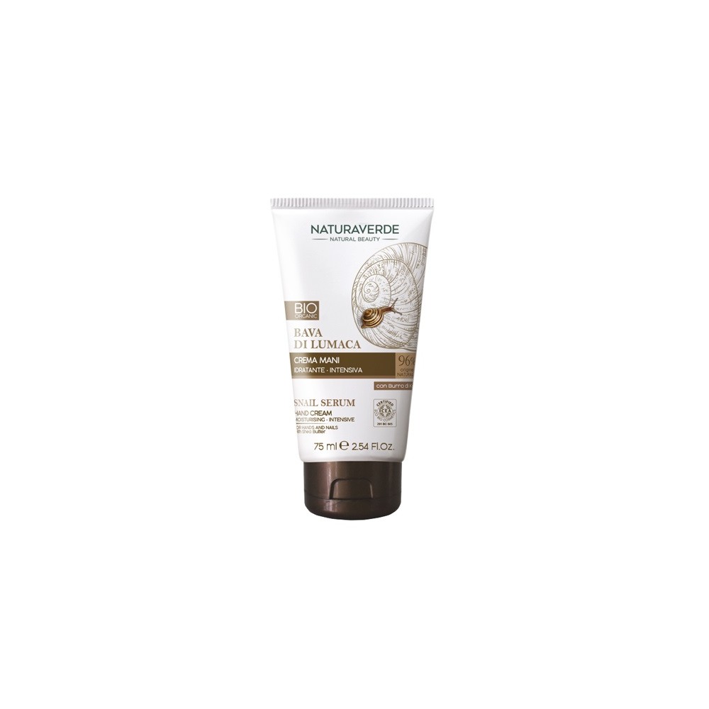Naturaverde Bio Bava di Lumaca Crema Mani Idratante Intensiva 75ML 