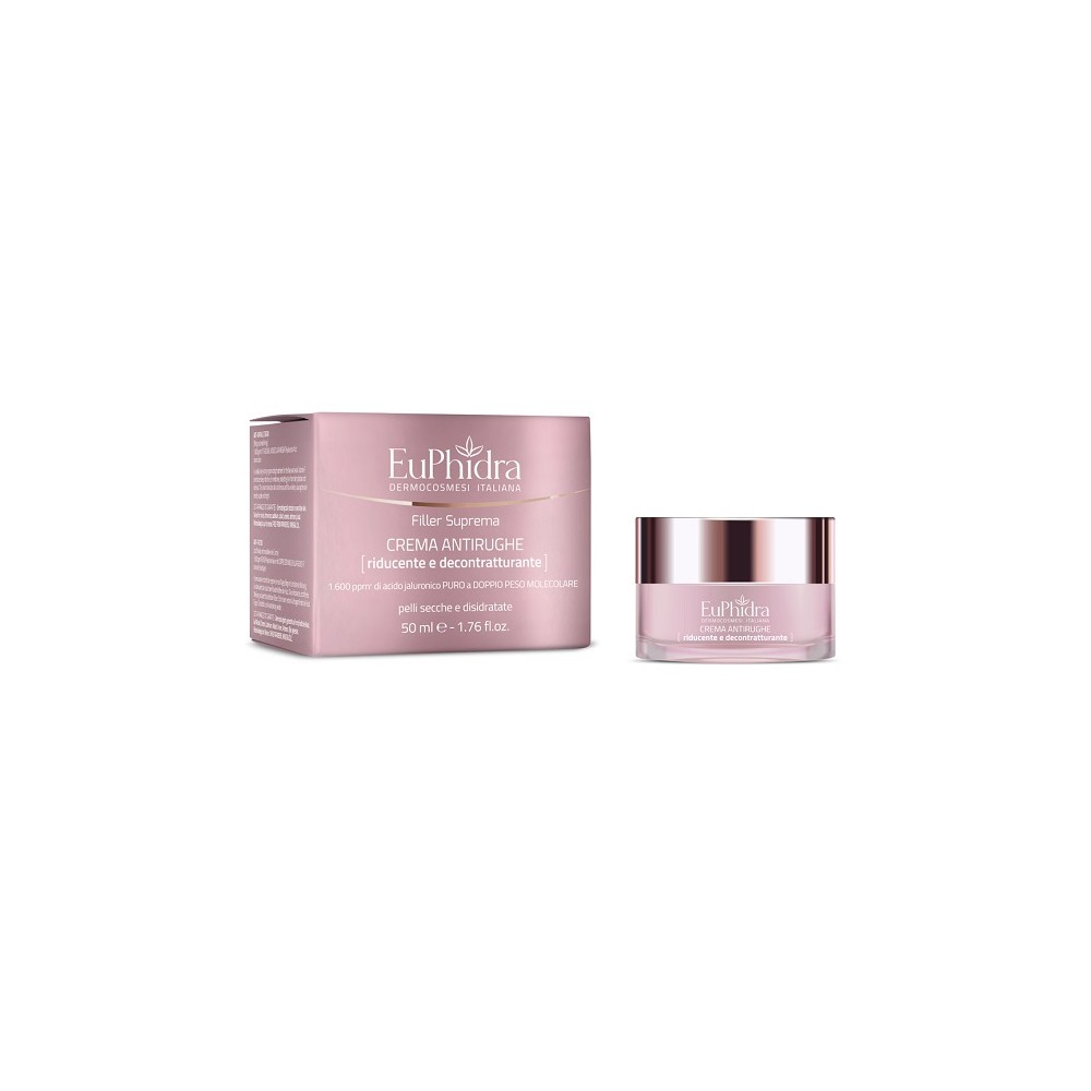 Euphidra Filler Suprema Crema Antirughe Riducente e Decontratturante 50ML 