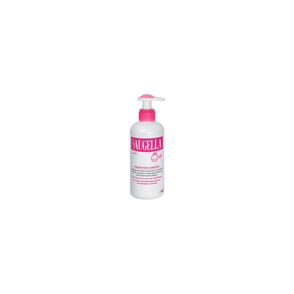 Saugella Girl Detergente Intimo Protettivo e Lenitivo pH 4.5 200ML 