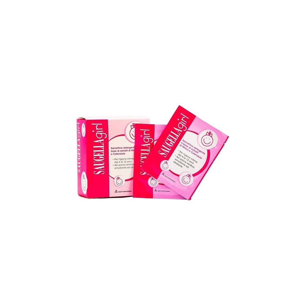 Saugella Girl Salviettine Intime pH 4.5 10PZ 