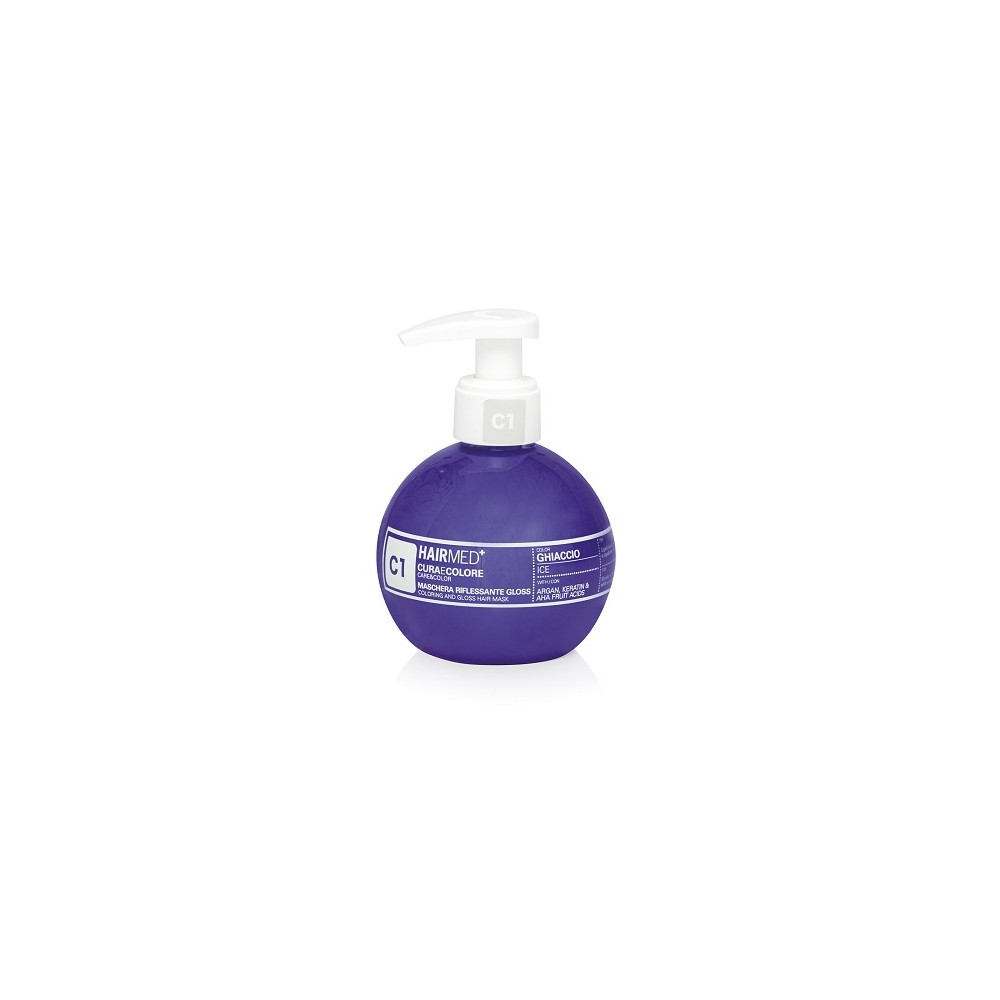 Hairmed Cura e Colore Maschera Riflessante Gloss C1 Ghiaccio 200ML 