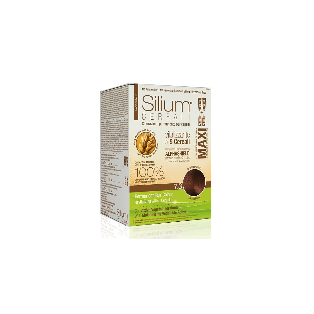 Silium Maxi Colorazione Permanente ai 5 Cereali 7.3 Biondo Dorato 