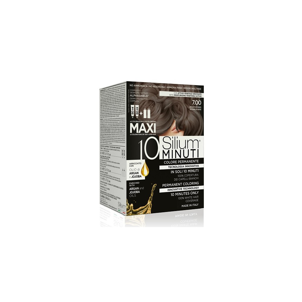 Silium 10 minuti Maxi Colorazione Permanente 7.00 Biondo Intenso 