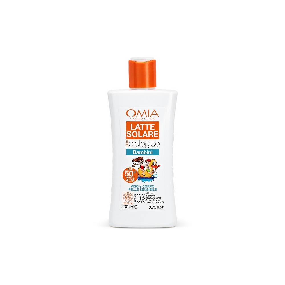 Omia Latte Solare Ecobio Bambini SPF50+ 200ML 