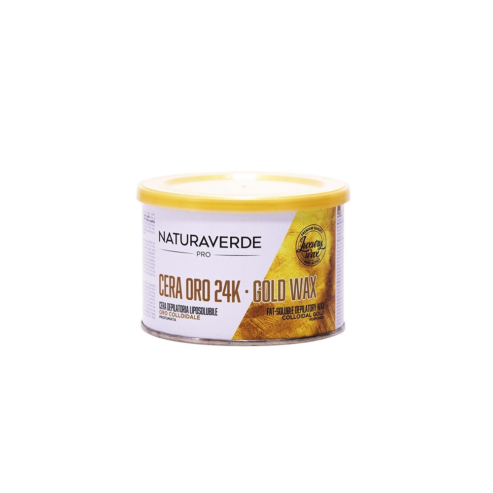 Naturaverde Pro Oro 24K Cera Depilatoria Liposolubile 400ML 