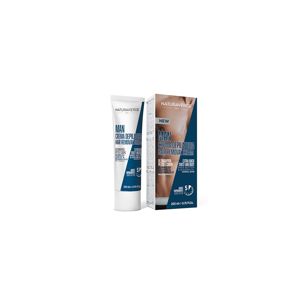 Naturaverde Pro Man Crema Depilatoria 200ML 