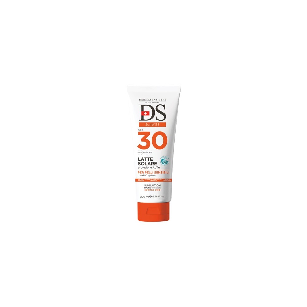 Dermasensitive DS+ Sunwiss Latte Solare SPF30 200ML 