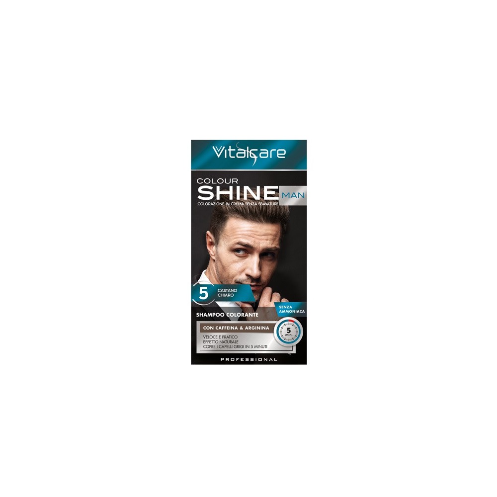 Vitalcare Colour Shine Man 5 Castano Chiaro 