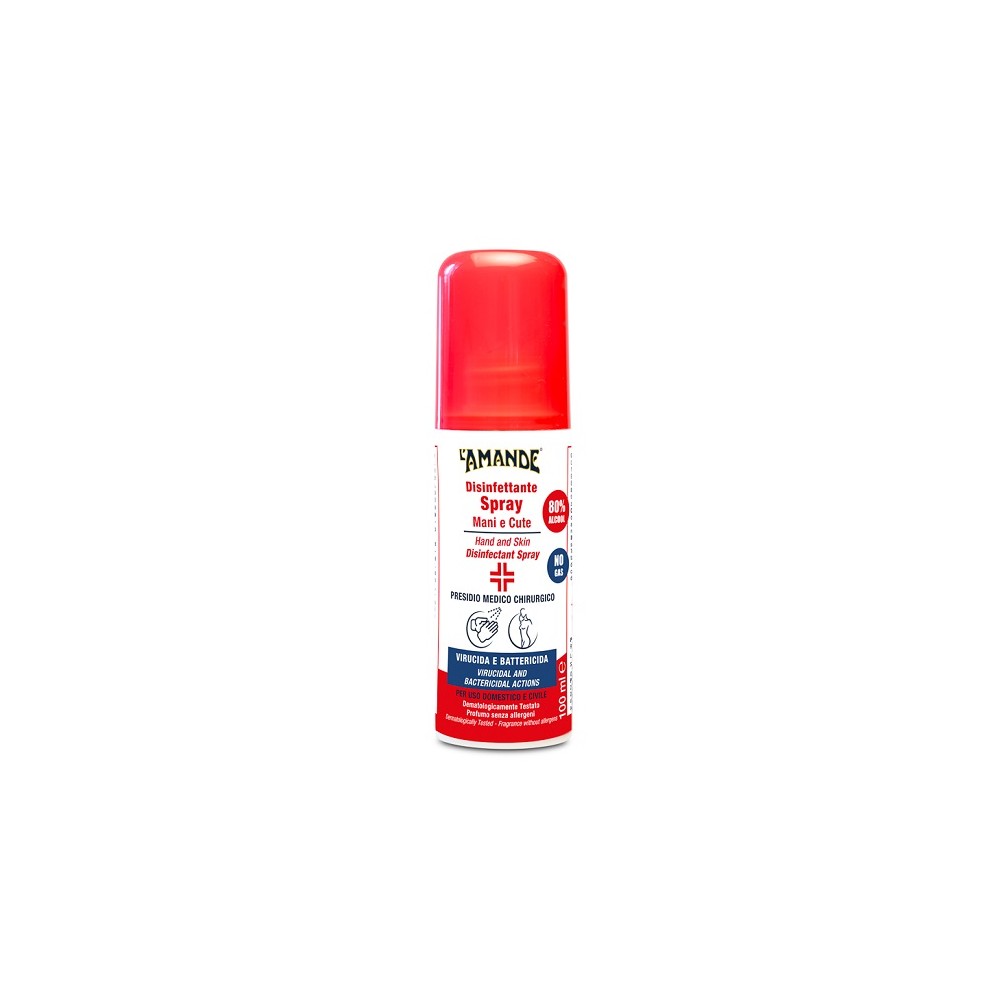 L'Amande Disinfettante Spray Mani e Cute 100ML 