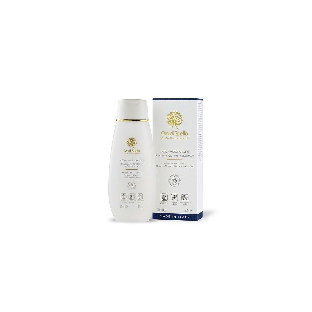Oro di Spello Acqua Micellare 3 in 1 200ML 