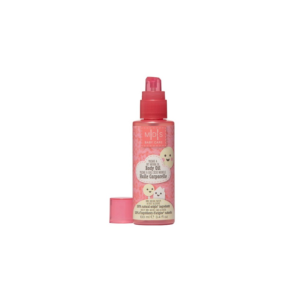 Mades Cosmetics Baby Care Massage & Dry Natural Body Oil 100ML 