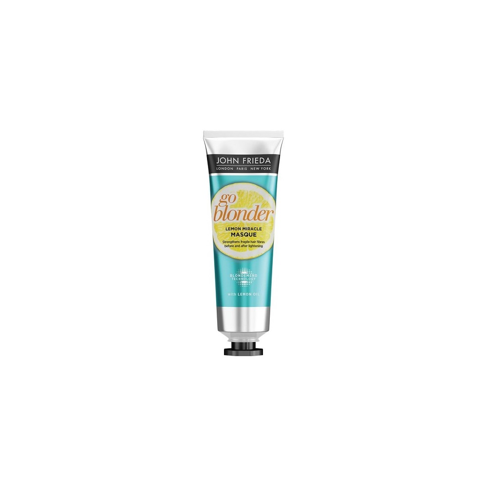 John Frieda Go Blonder Maschera Rinforzante prima e dopo la schiaritura 100ML 
