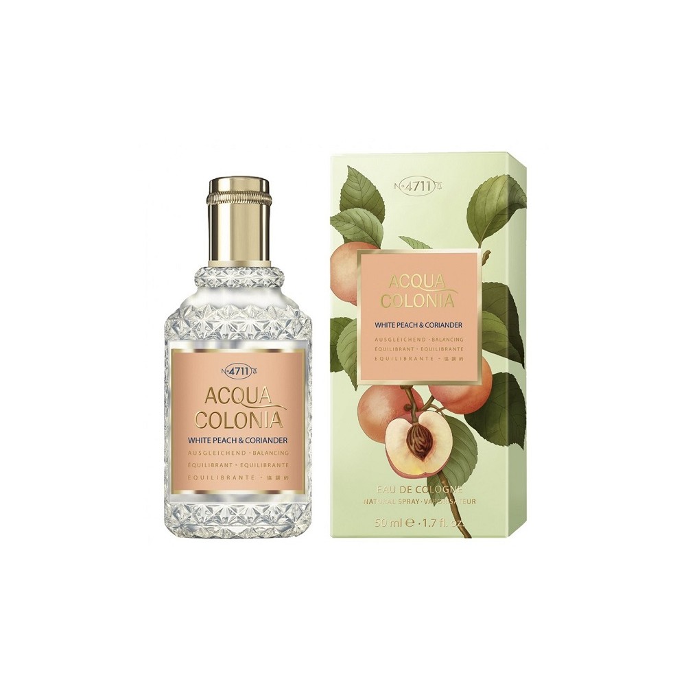 4711 Acqua Colonia White Peach & Coriander Eau De Cologne 50ML 