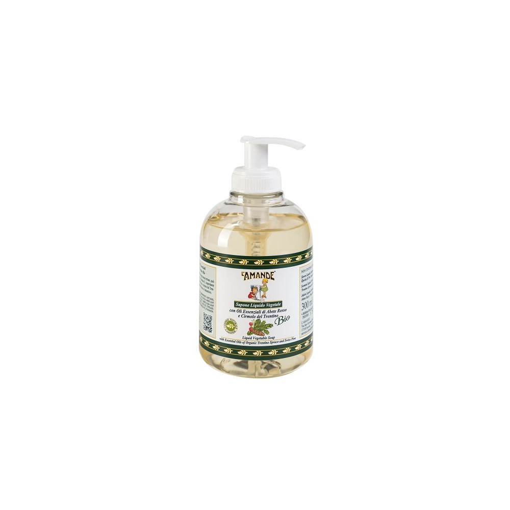L'Amande Abete Rosso e Cirmolo Trentino Sapone Liquido 300ML 