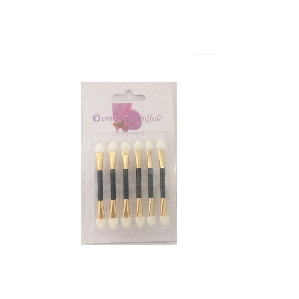 Biffoli Pennellino Doppio Applicatore Ombretto - 6 pz 
