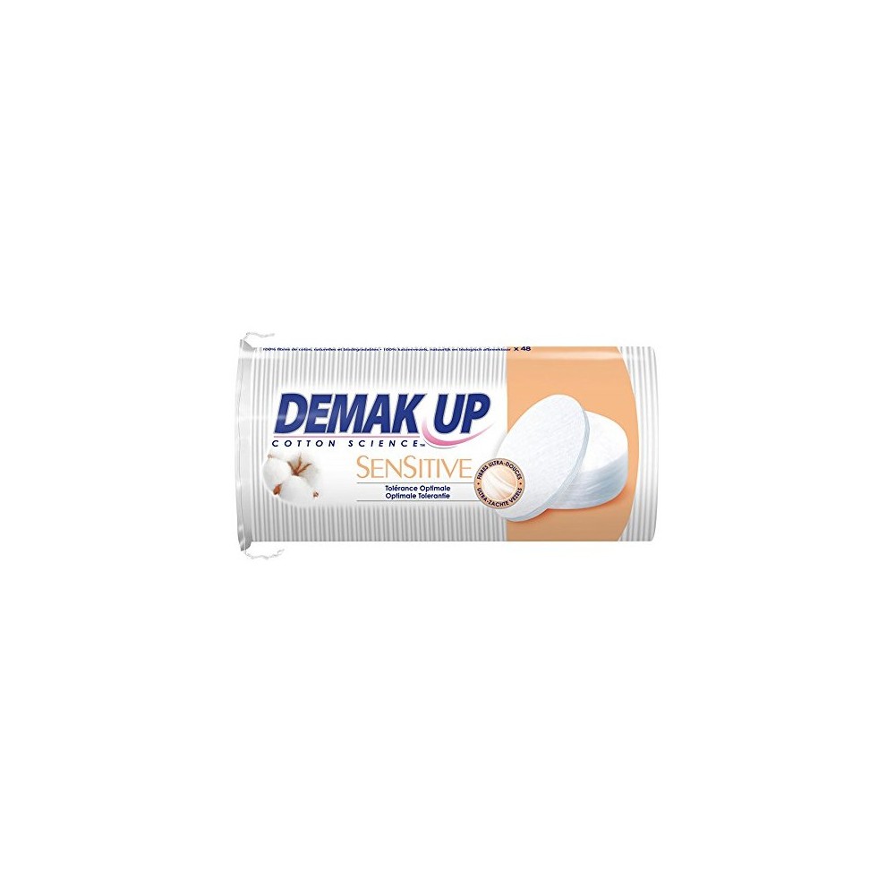 Demak Up Dischetti Struccanti Ovali Sensitive 48 Pezzi 