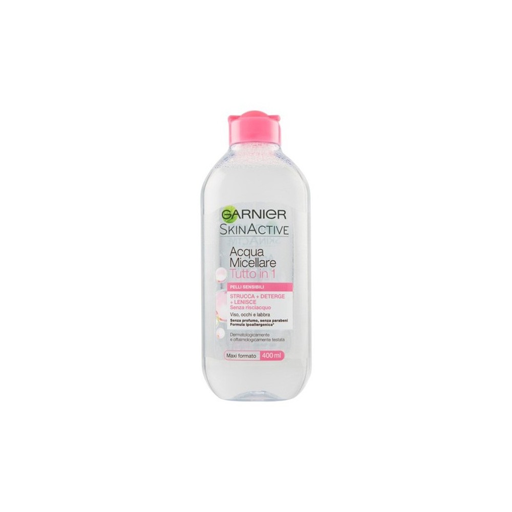 Garnier Acqua Micellare Tutto In 1 Detergente Viso Pelli Delicate 400 ml 