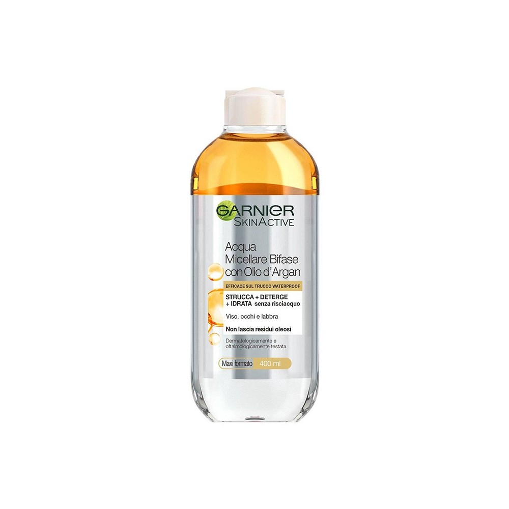 Garnier SkinActive Acqua Micellare Bifase Con Olio D'Argan 400 ml 