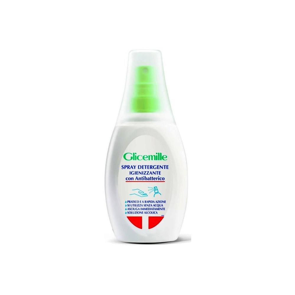 Glicemille Spray Detergente Igienizzante Mani Con Antibatterico 75 ml 