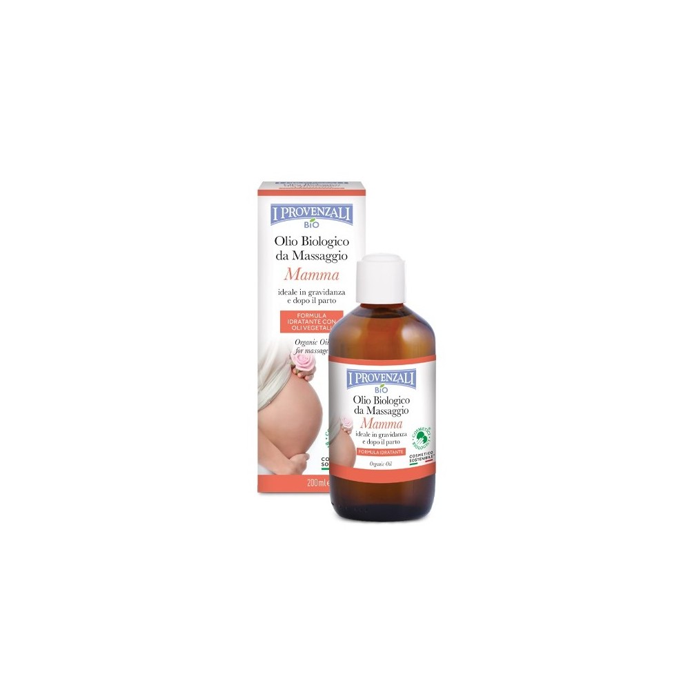 I Provenzali Bio Linea Mamma Olio Biologico Da Massaggio 200 ml 