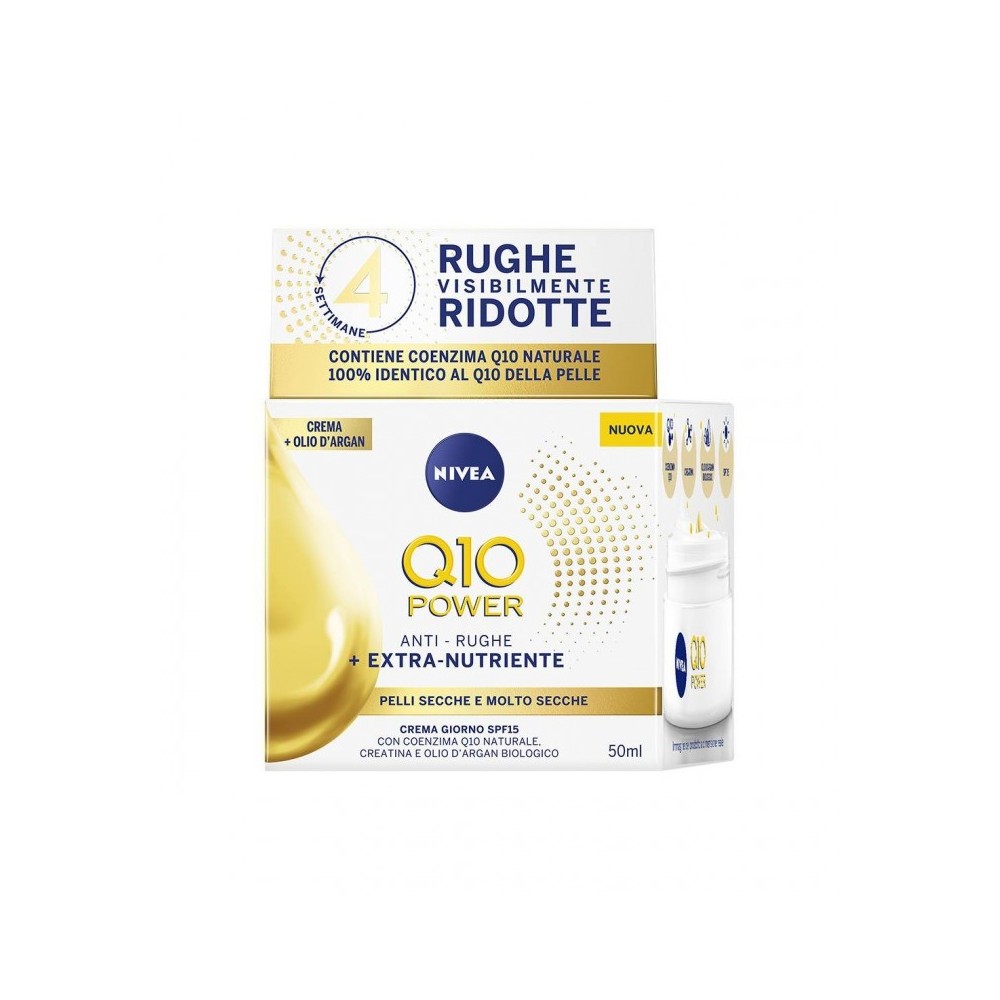 Nivea Q10 Power Crema Antirughe Con Olio Di Argan 50 ml 