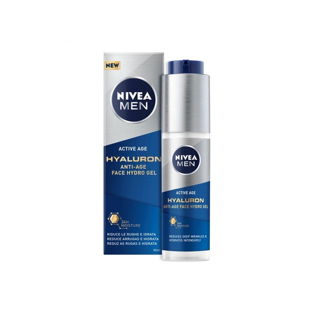 Nivea Men Active Age Hyaluron Anti-Age Face Hydro Gel 50 ml 