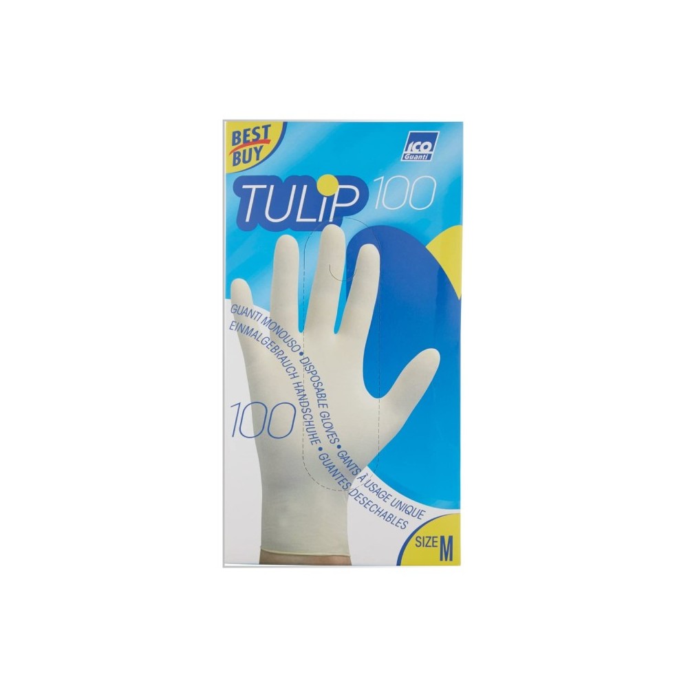 Tulip 100 Guanti Monouso Misura M 