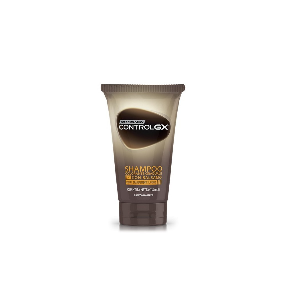 Just For Men Control Gx 2-In-1 Shampoo Colorante Graduale Con Balsamo 118 ml 