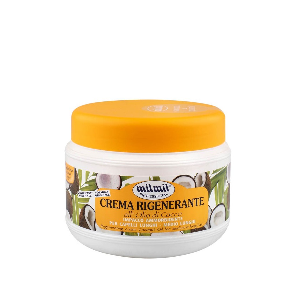 Mil Mil Professional Crema Rigenerante All'Olio Di Cocco 500 ml 