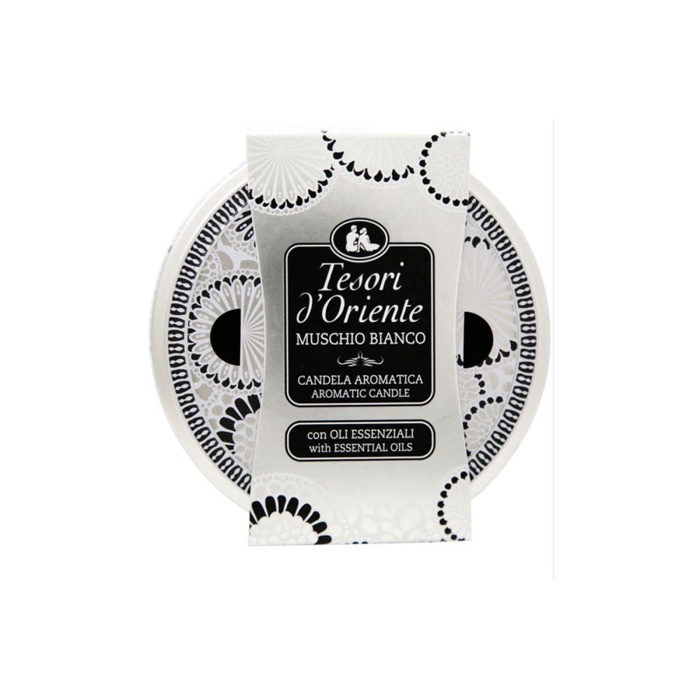 Tesori D'Oriente Muschio Bianco Candela Aromatica 200 g 
