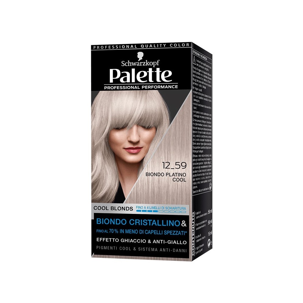 Schwarzkopf Palette Cool Blonds - 12.59 Biondo Platino Cool 