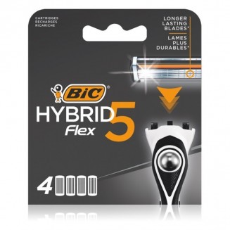 Bic Hybrid 5 Flex - 4 Lame...