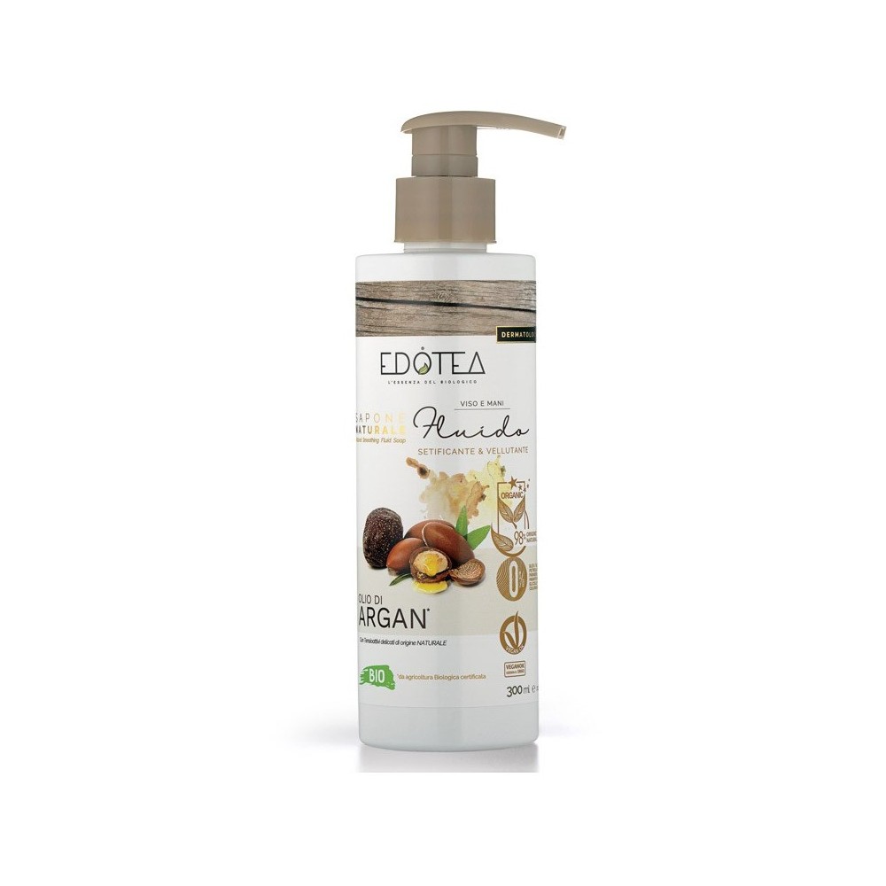 Edotea Sapone Naturale Fluido Con Olio di Argan 300 ml 