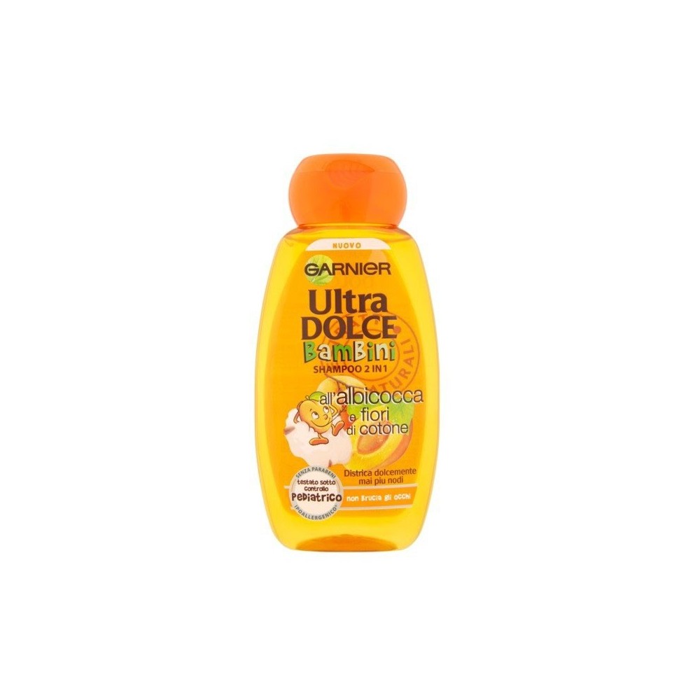 Garnier Ultra Dolce Bambini Shampoo 2in1 Albicocca E Fiori Di Cotone 300 ml 