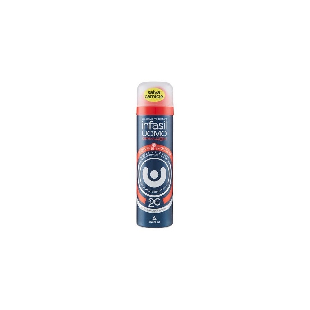 Infasil Uomo Derma 48H Deo Spray Salva Camicie 150 ML 