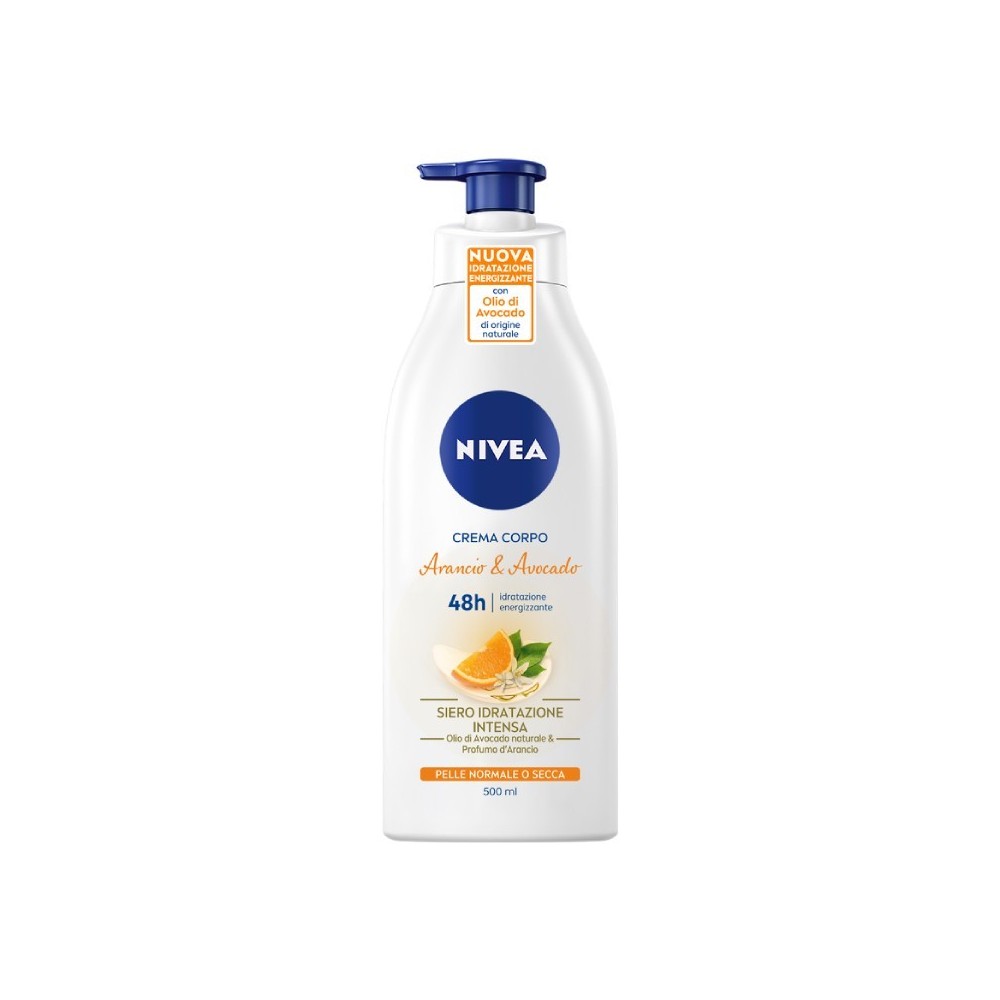 Nivea Crema Corpo Arancio E Avocado Pelle Normale O Secca 500 ml 