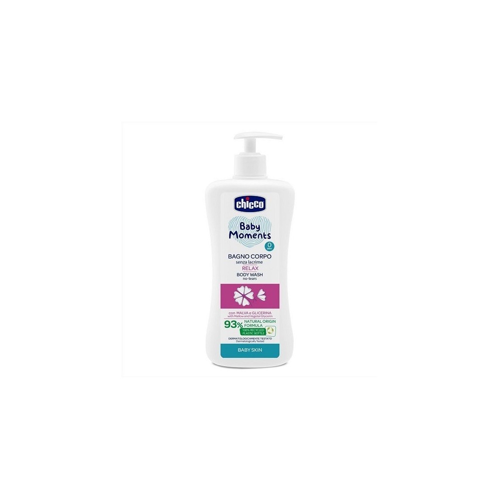 Chicco Baby Moments Bagno Corpo Senza Lacrime Relax 500 ml 