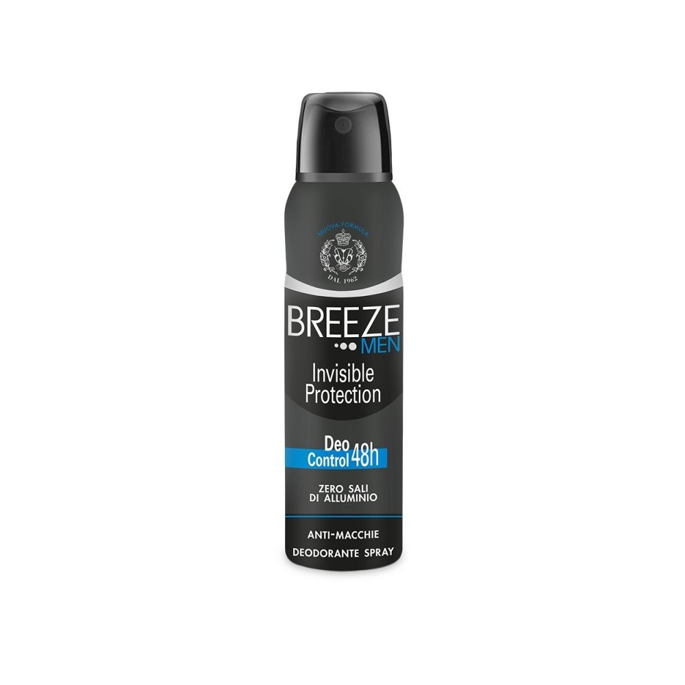 Breeze Men Invisible Protection Deodorante Spray 150 ml 