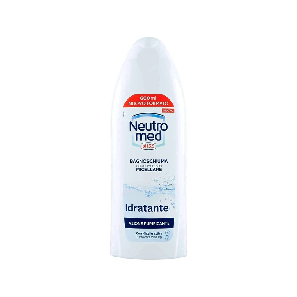Neutromed Bagnoschiuma Idratante Con Complesso Micellare 600 ml 